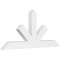 Ekena Millwork Saratoga Architectural Grade PVC Gable Bracket, 72"W x 33"H x 4"D x 6"F, 11/12 Pitch GBP072X33X0406SAR00 - alternate 1